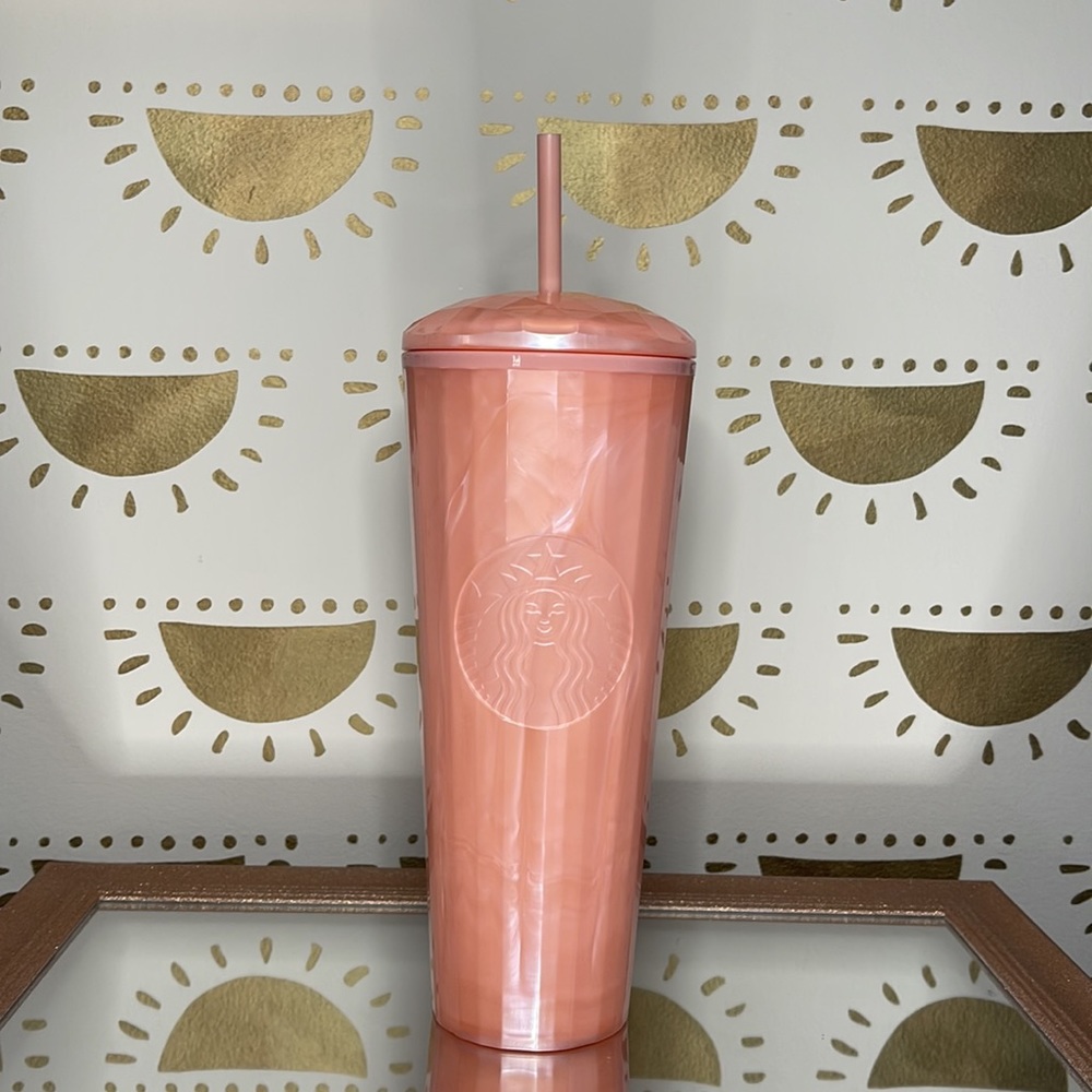 Pearl Pink Starbucks Cup - Venti, Perfect Condition, Like New!